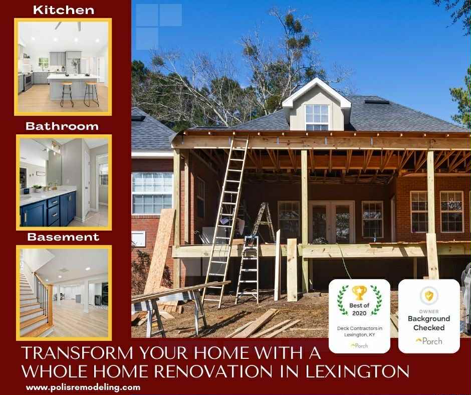 Whole Home Renovation in Lexington by Polis Remodeling