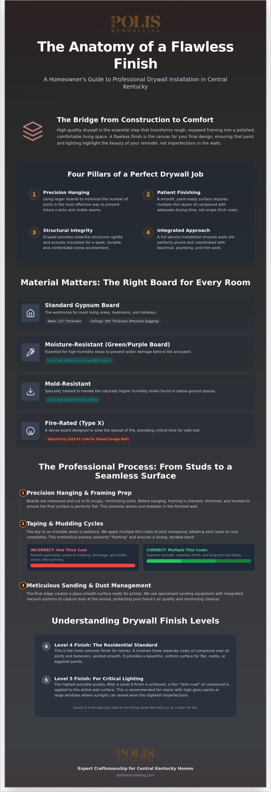 Professional Drywall Installation in Lexington: Expert Guide