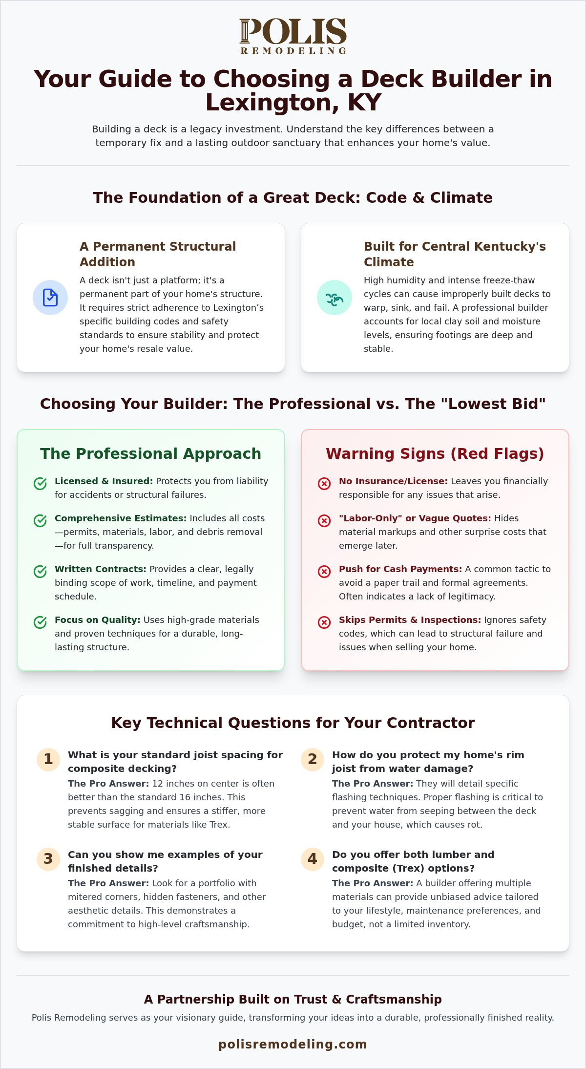 Choosing the Best Deck Builders in Lexington, KY: A Homeowner’s Guide